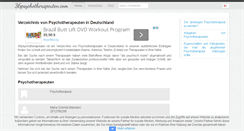 Desktop Screenshot of 36psychotherapeuten.com